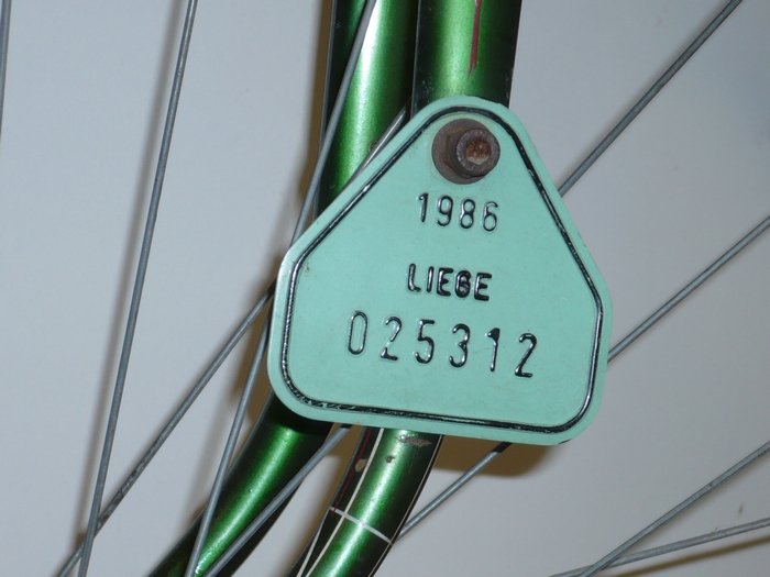Plaque vélo Plaine de jeux de Soumagne-Bas