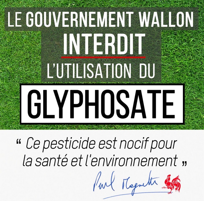Interdiction du glyphosate par le Gouvernement wallon